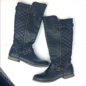 WILD DIVA LOUNGE Womens Moto Boot